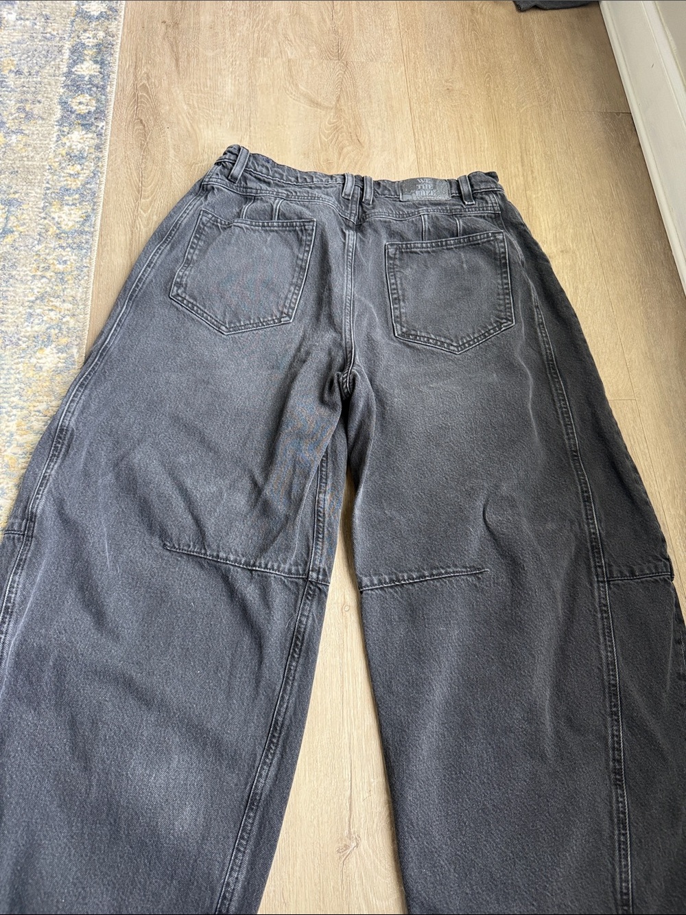 We the Free people barrel jeans in washed black - Picture 6 of 7